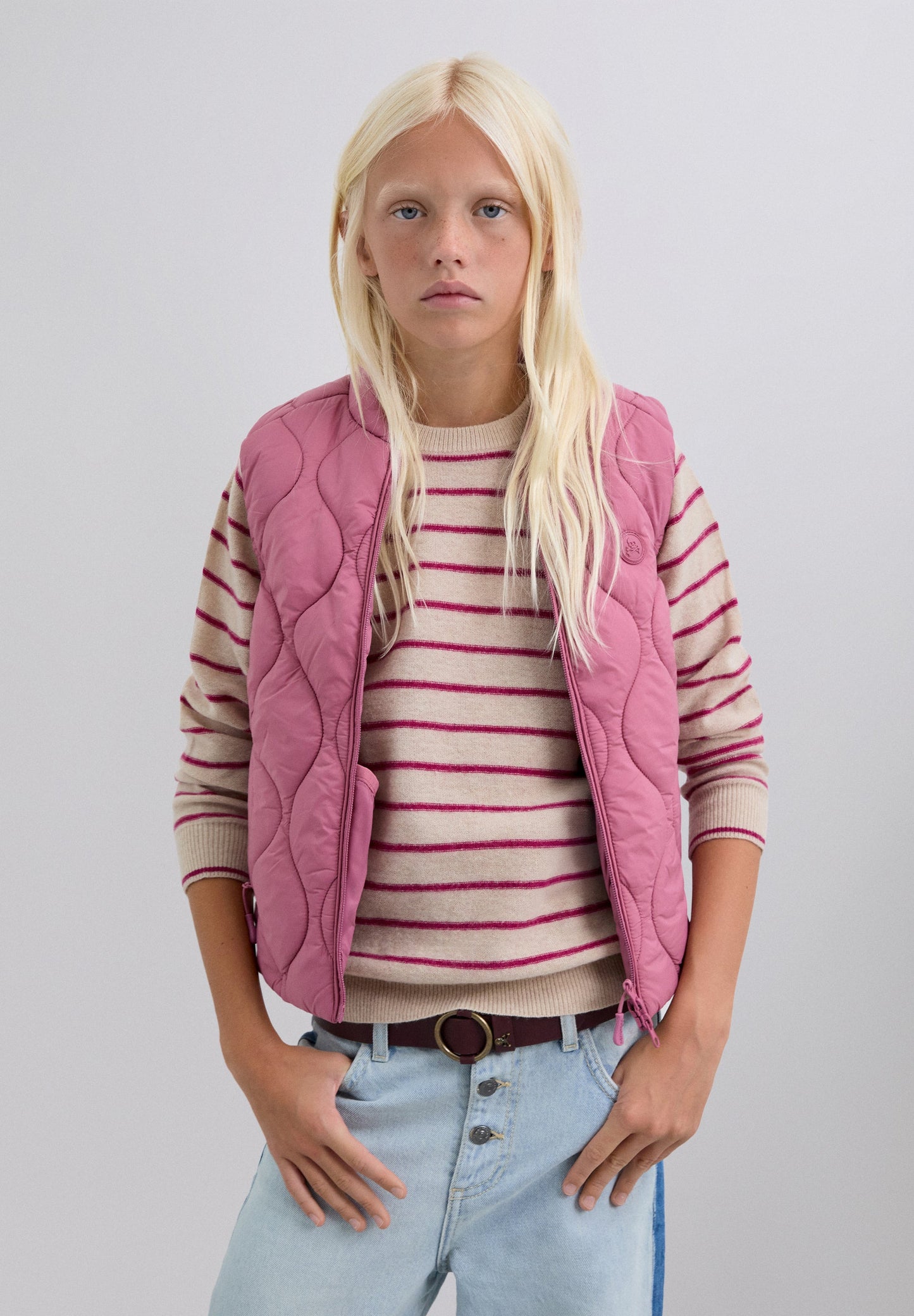 DOUDOUNE SANS MANCHES SKULL