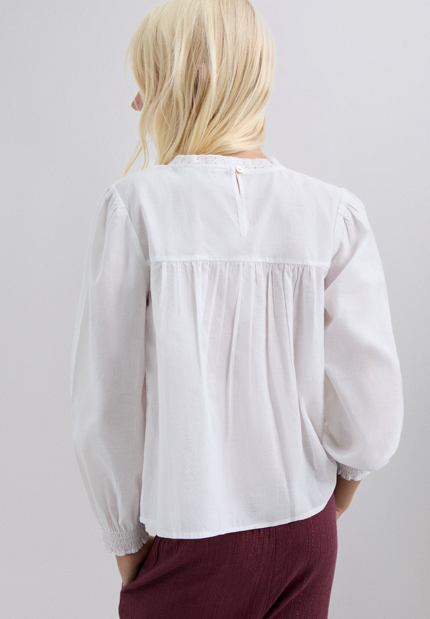 BLOUSE MOTIEVEN KANT