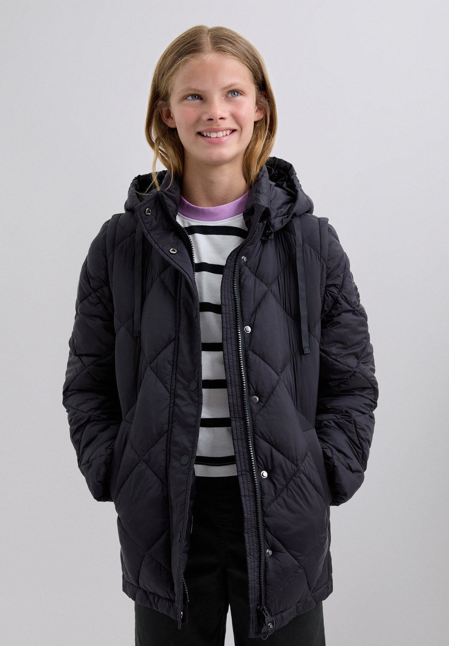 DOUDOUNE LONGUE AMOVIBLE