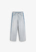 JEAN DENIM LIGNE CONTRASTANTE