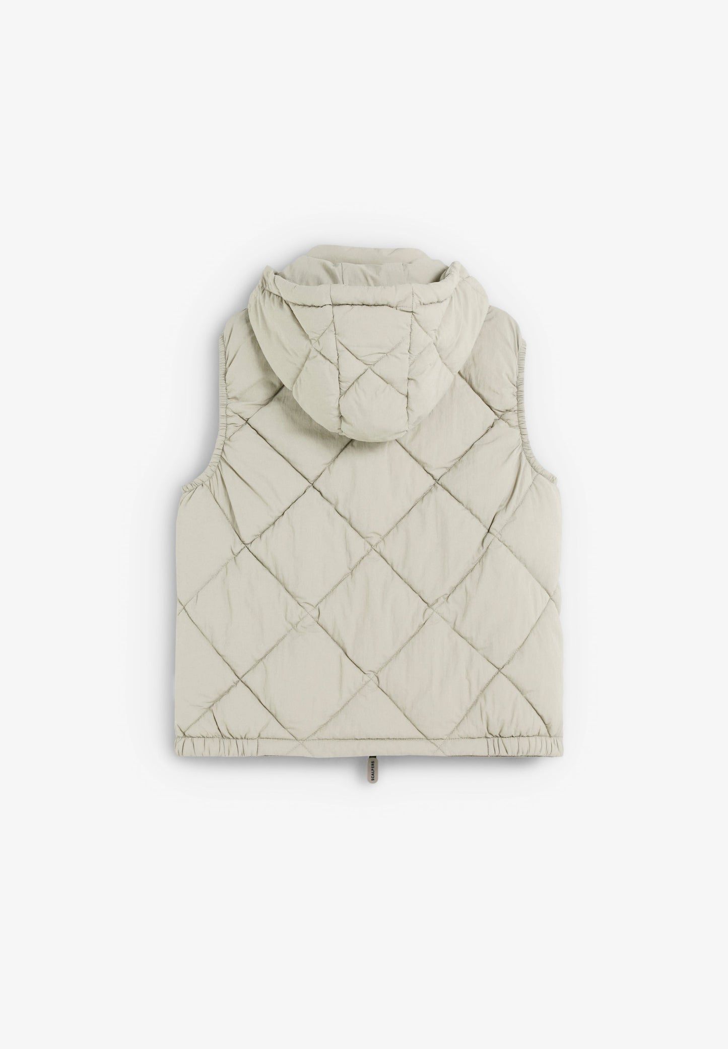 BODYWARMER GEWATTEERD CAPUCHON DOODSHOOFD