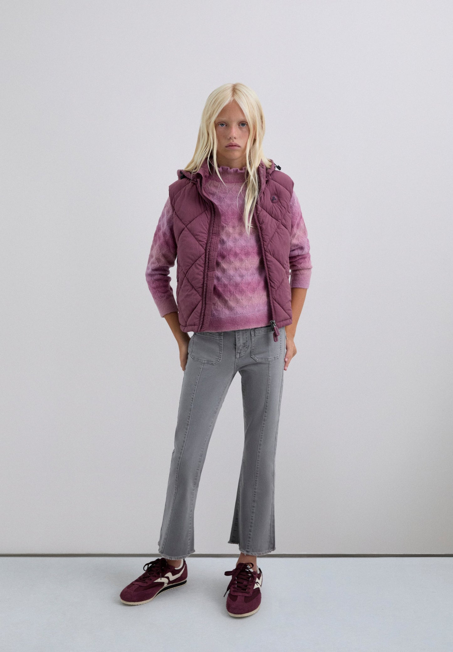 DOUDOUNE SANS MANCHES CAPUCHE SKULL