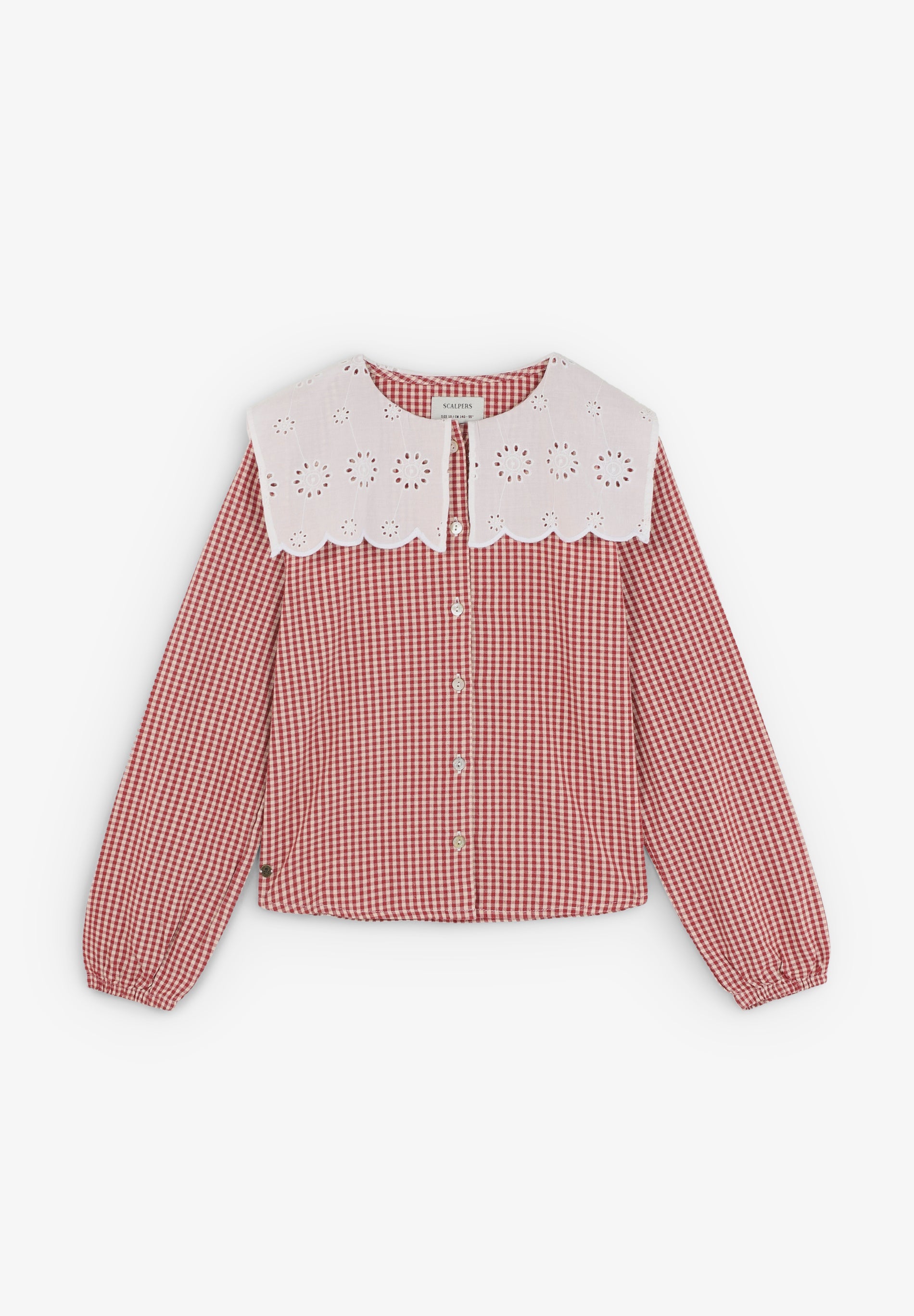 CAMISA VICHY CON CUELLO