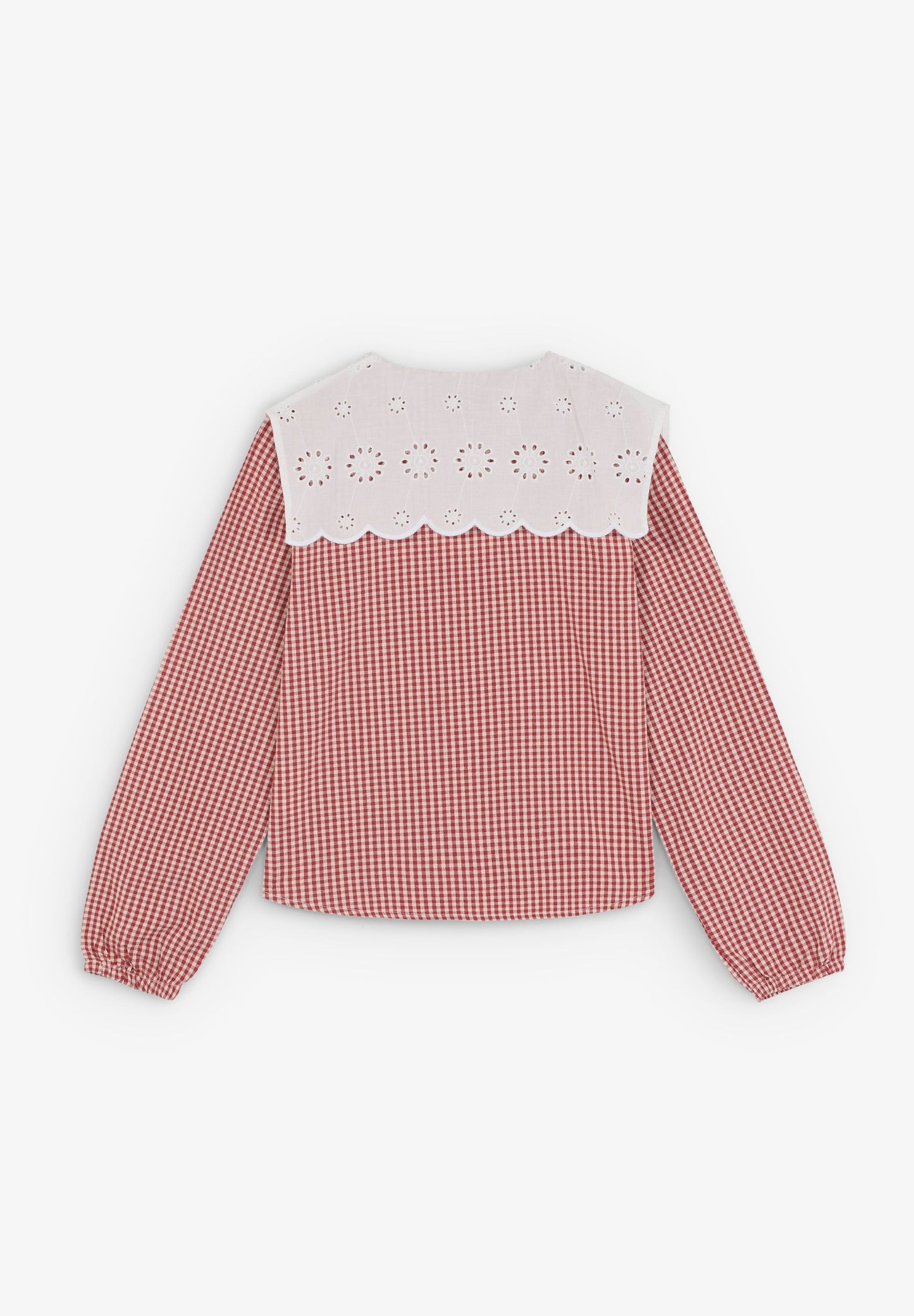 CAMISA VICHY CON CUELLO