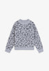 ANIMAL PRINT KNIT SWEATER