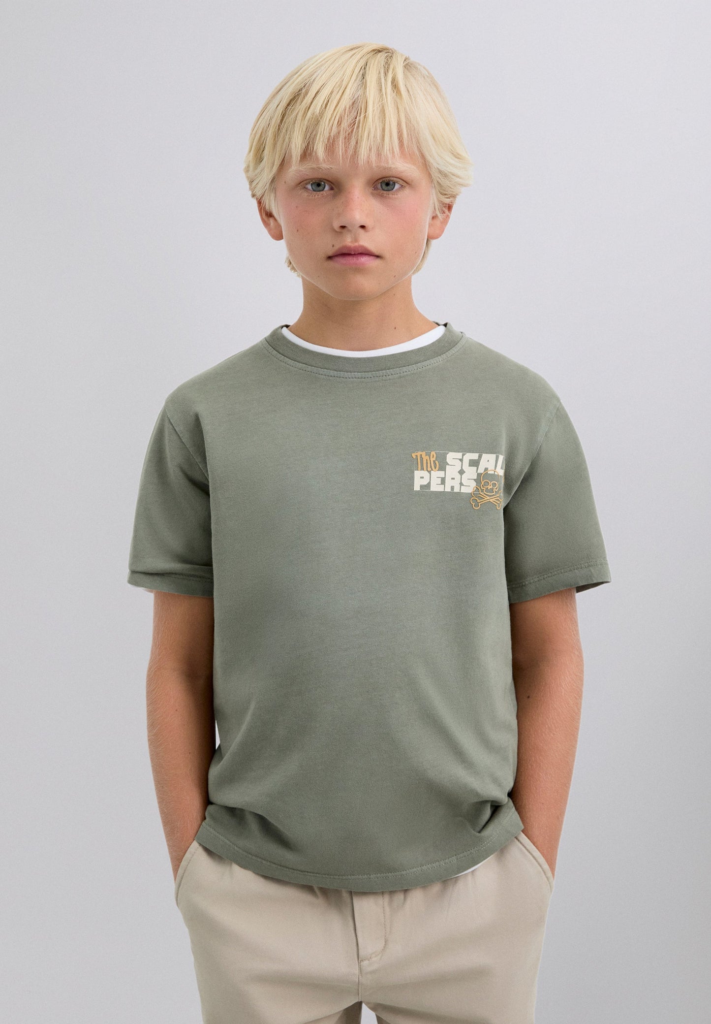 T-SHIRT WITH LOGO PRINT