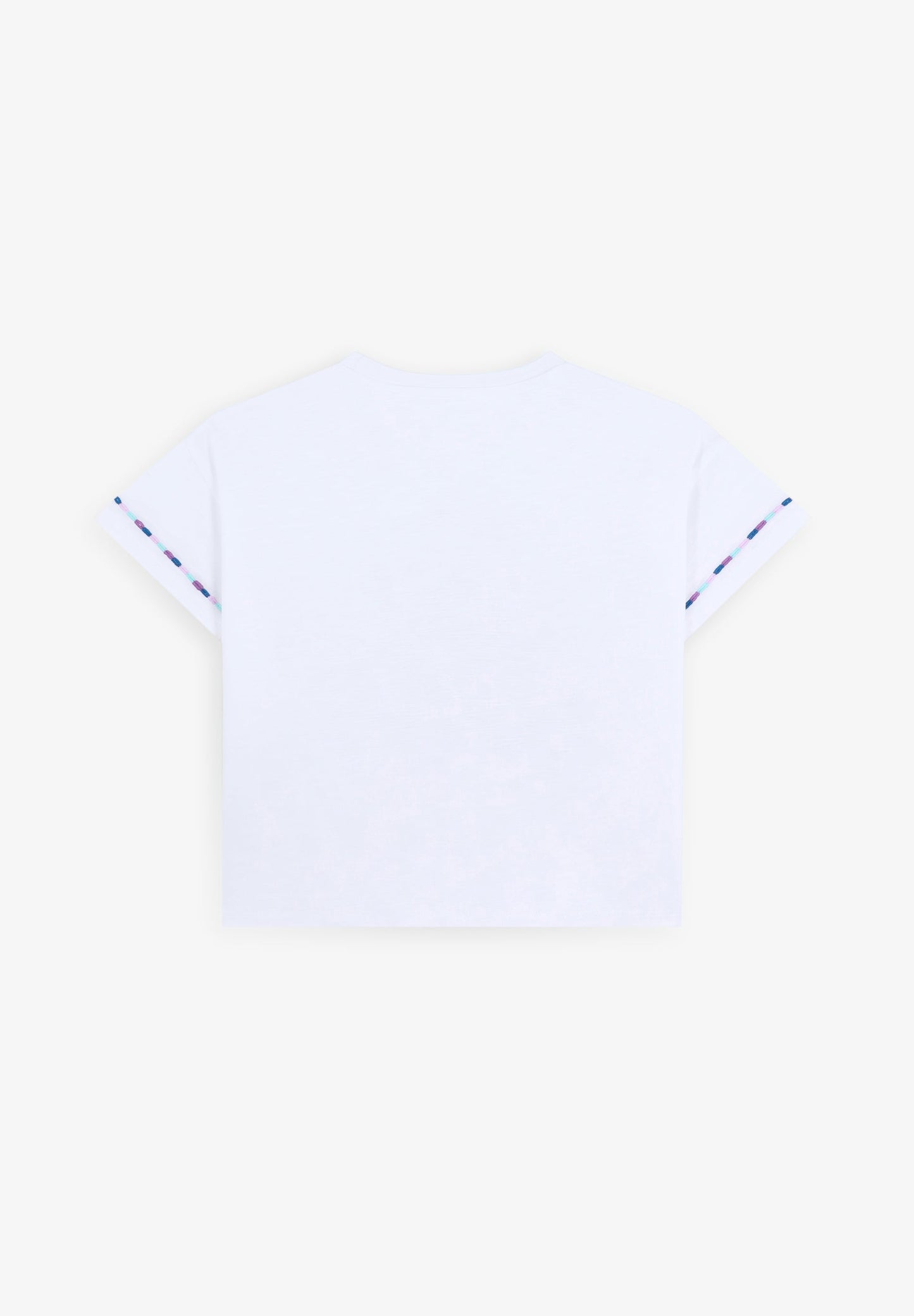 T-SHIRT BORDUURSEL DRIEKLEURIG DOODSHOOFD