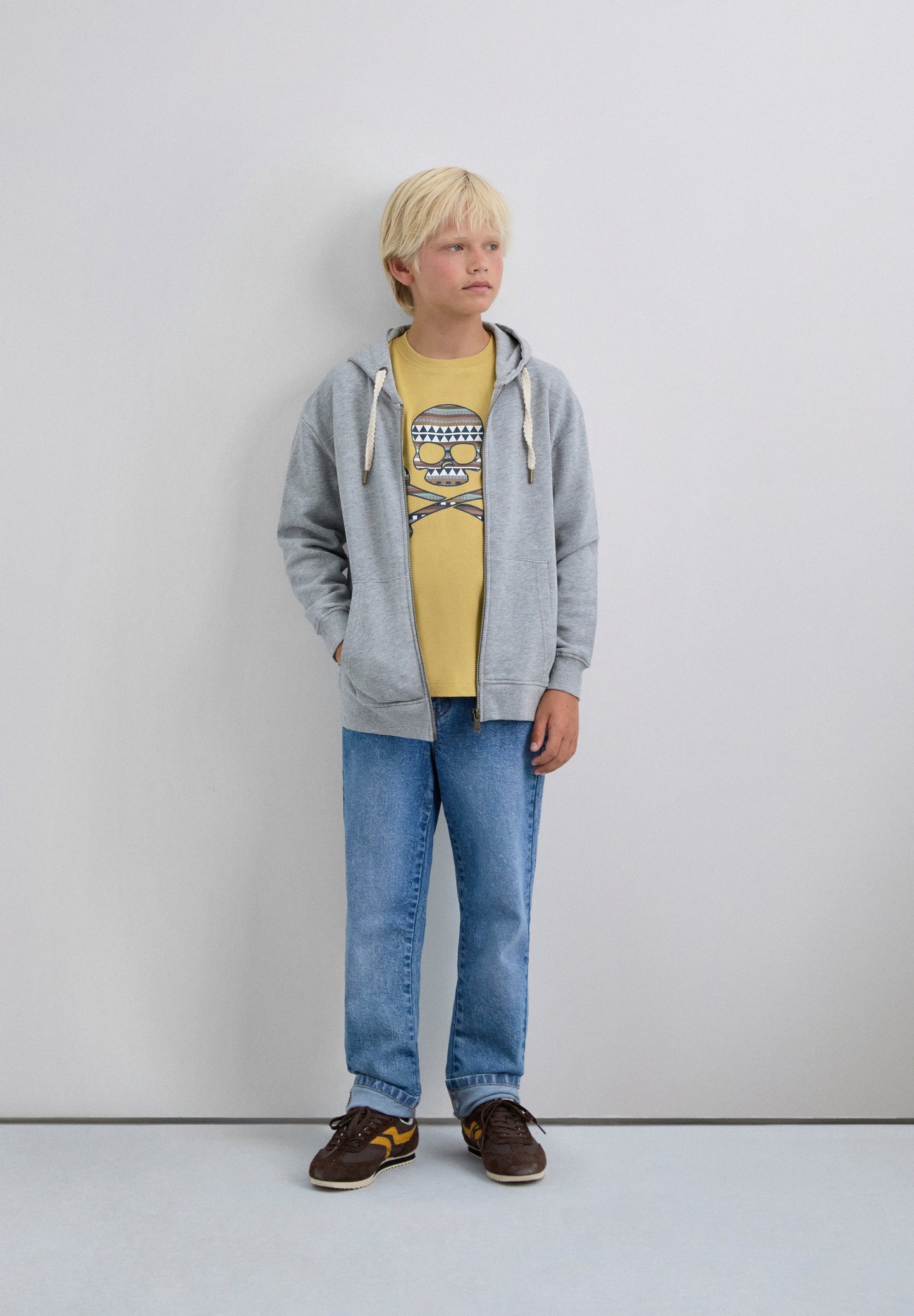 T-SHIRT SKULL IMPRIMÉ