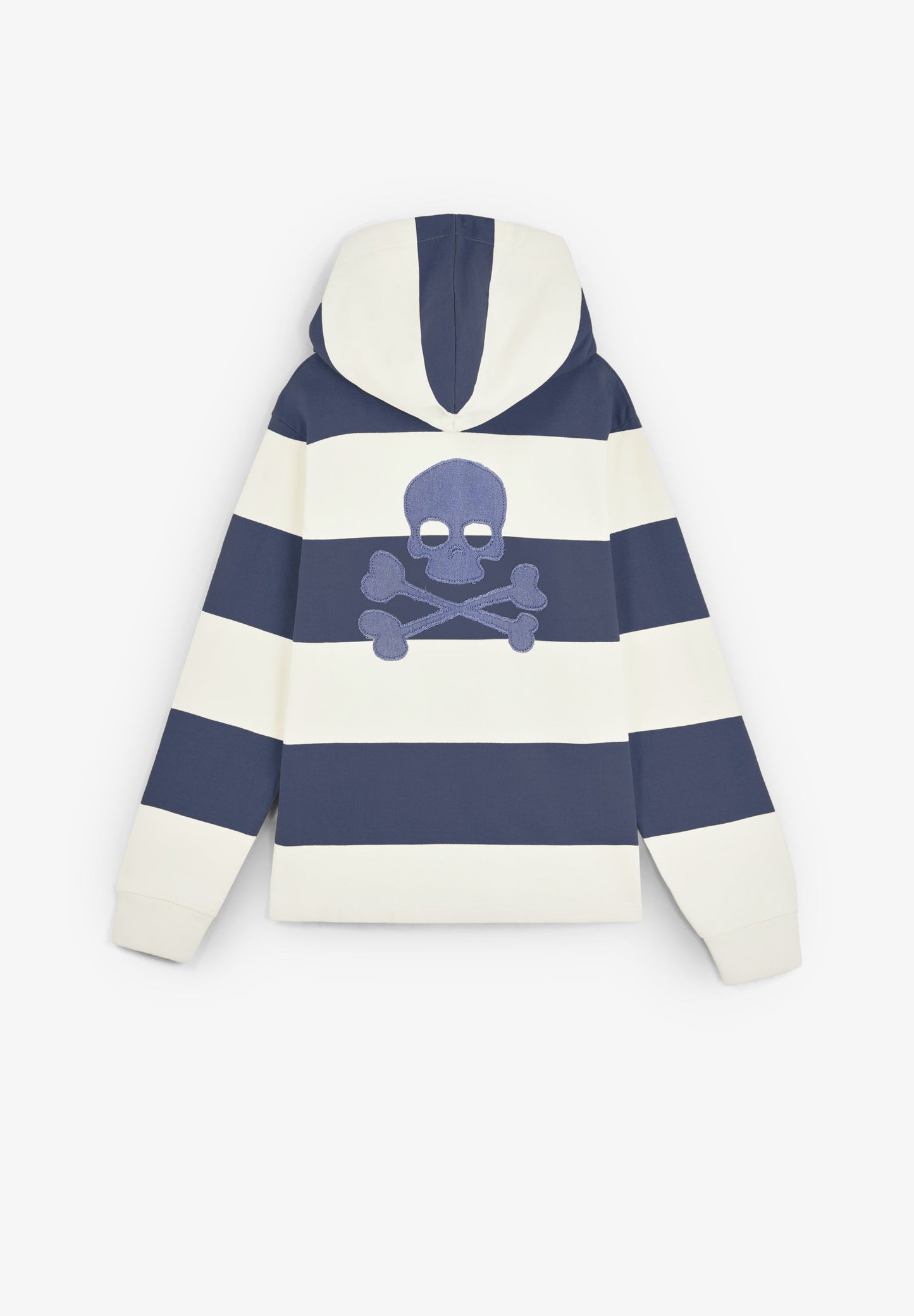 SWEAT CAPUCHE RAYURES SKULL