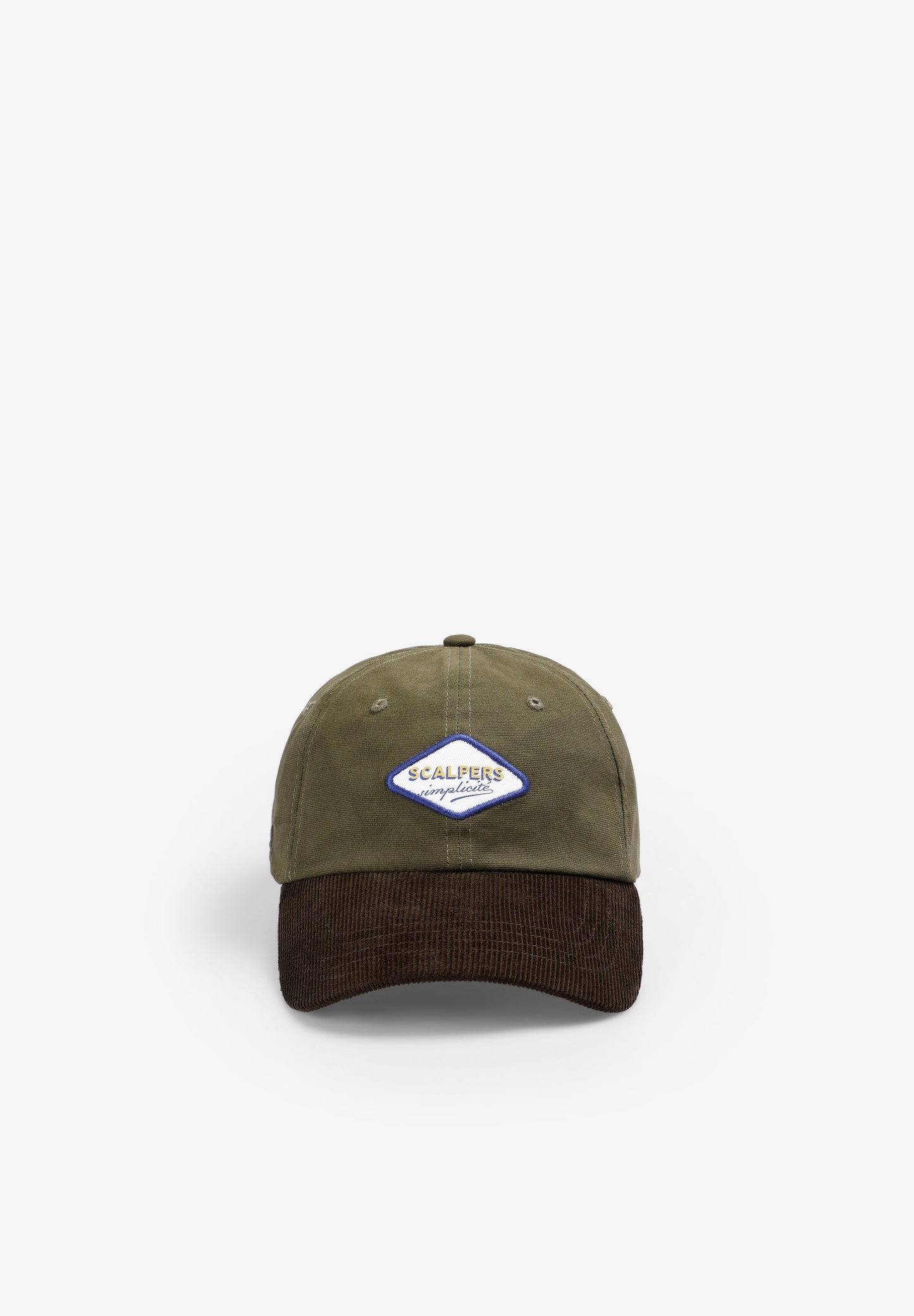 CORD-BASECAP MIT STICKEREI
