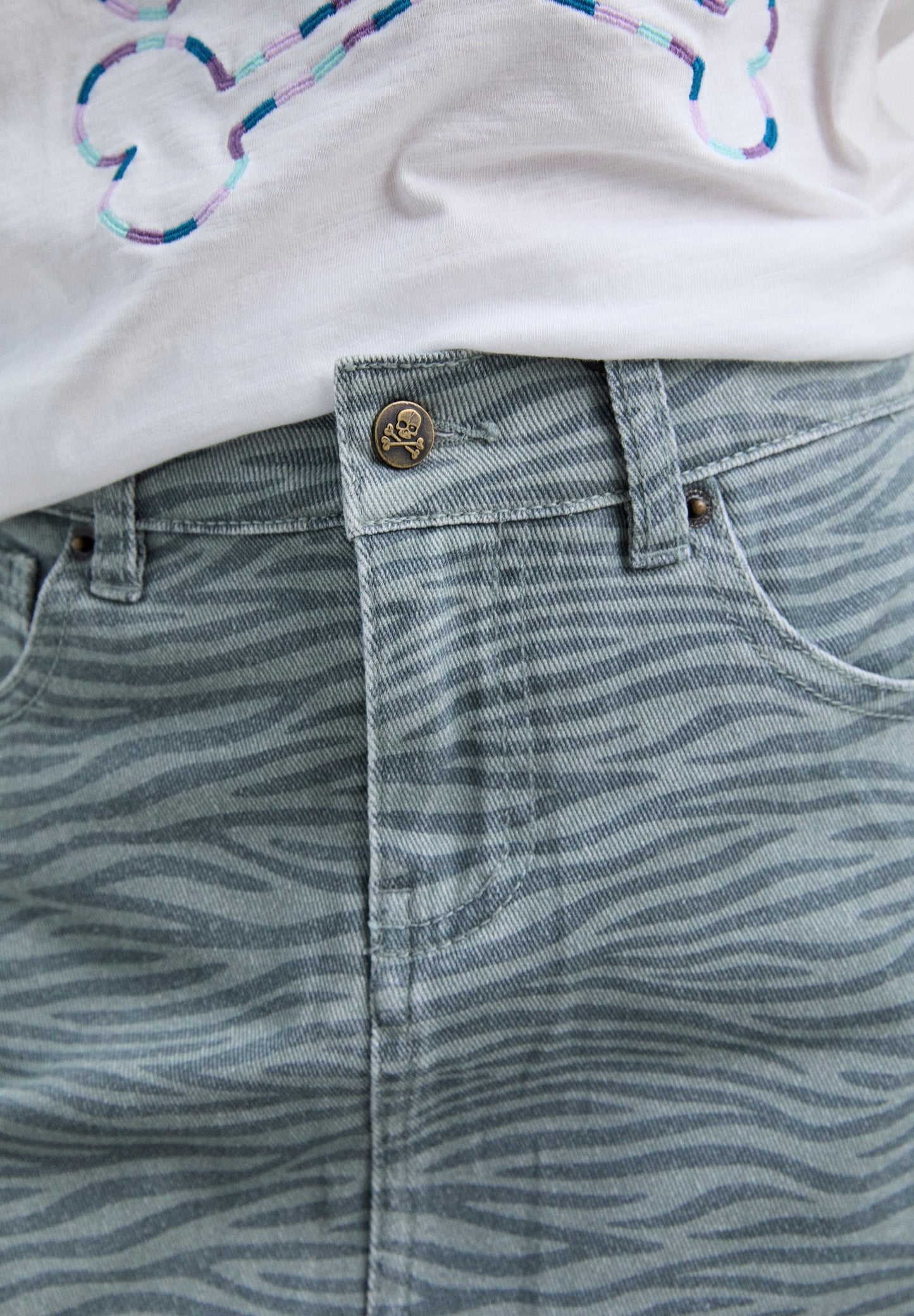 MINI-JUPE IMPRIMÉ ZÈBRE