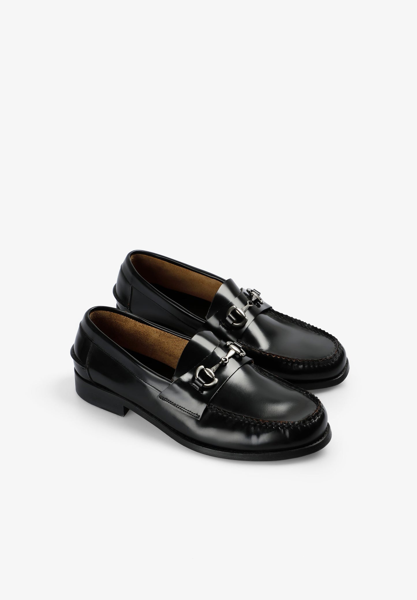 MOCASSINS CUIR BOUCLE