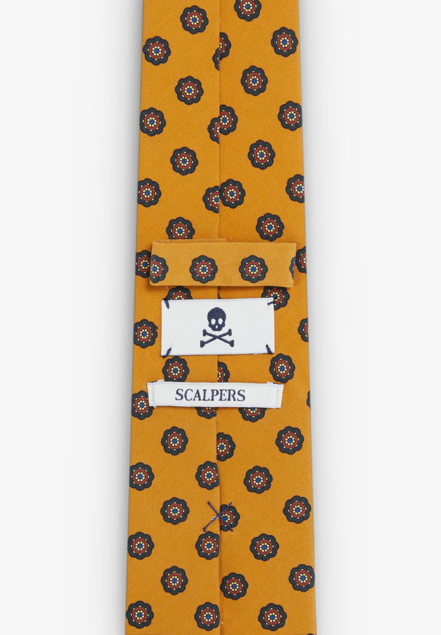 STROPDAS ZIJDE BLOEMEN