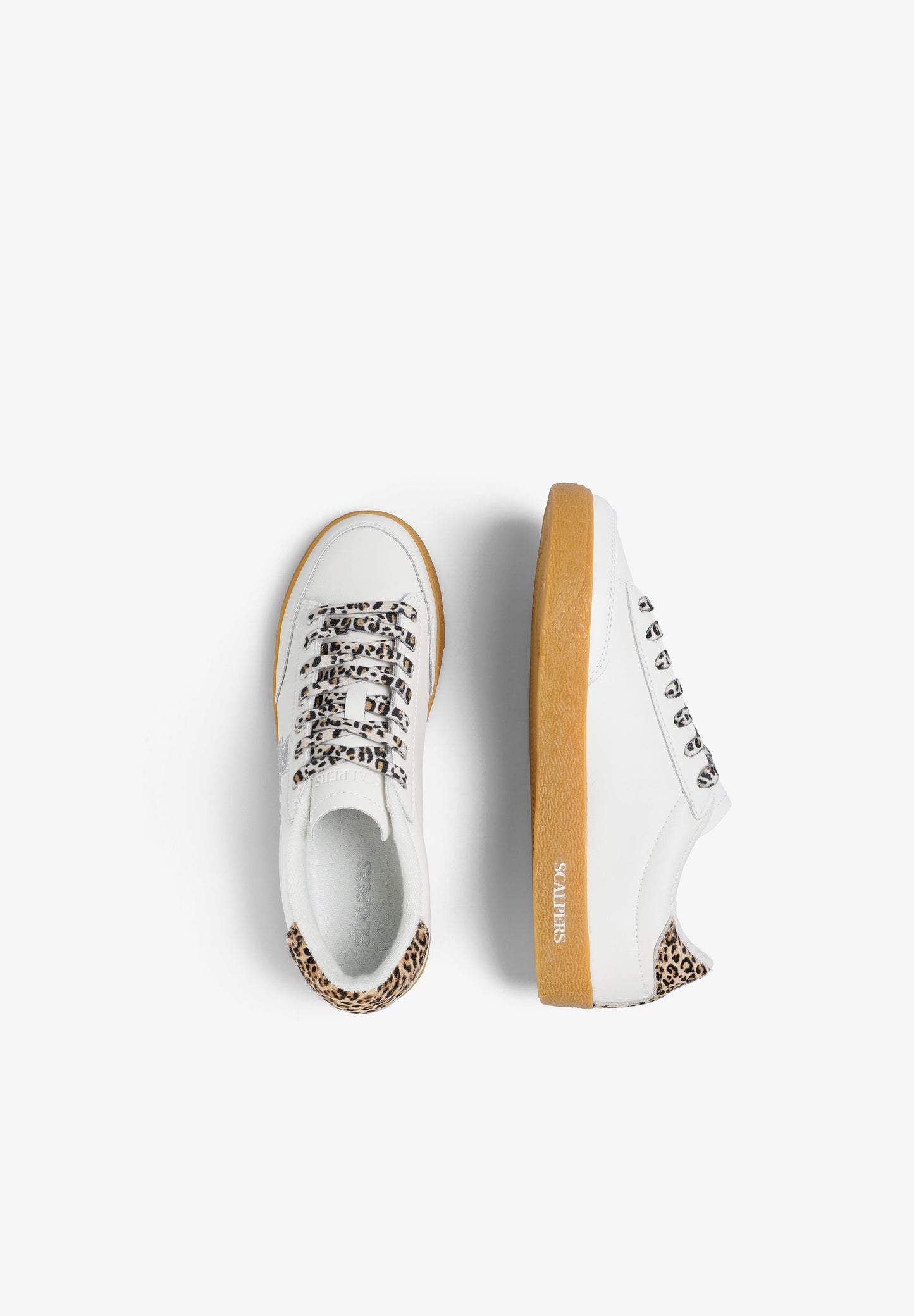 SNEAKER MIT TOTENKOPF UND ANIMAL-PRINT