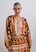 CHEMISE ETHNIQUE BOUFFANTE