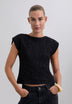 SCWRINKLEPADDED TEE