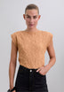 SCWRINKLEPADDED TEE