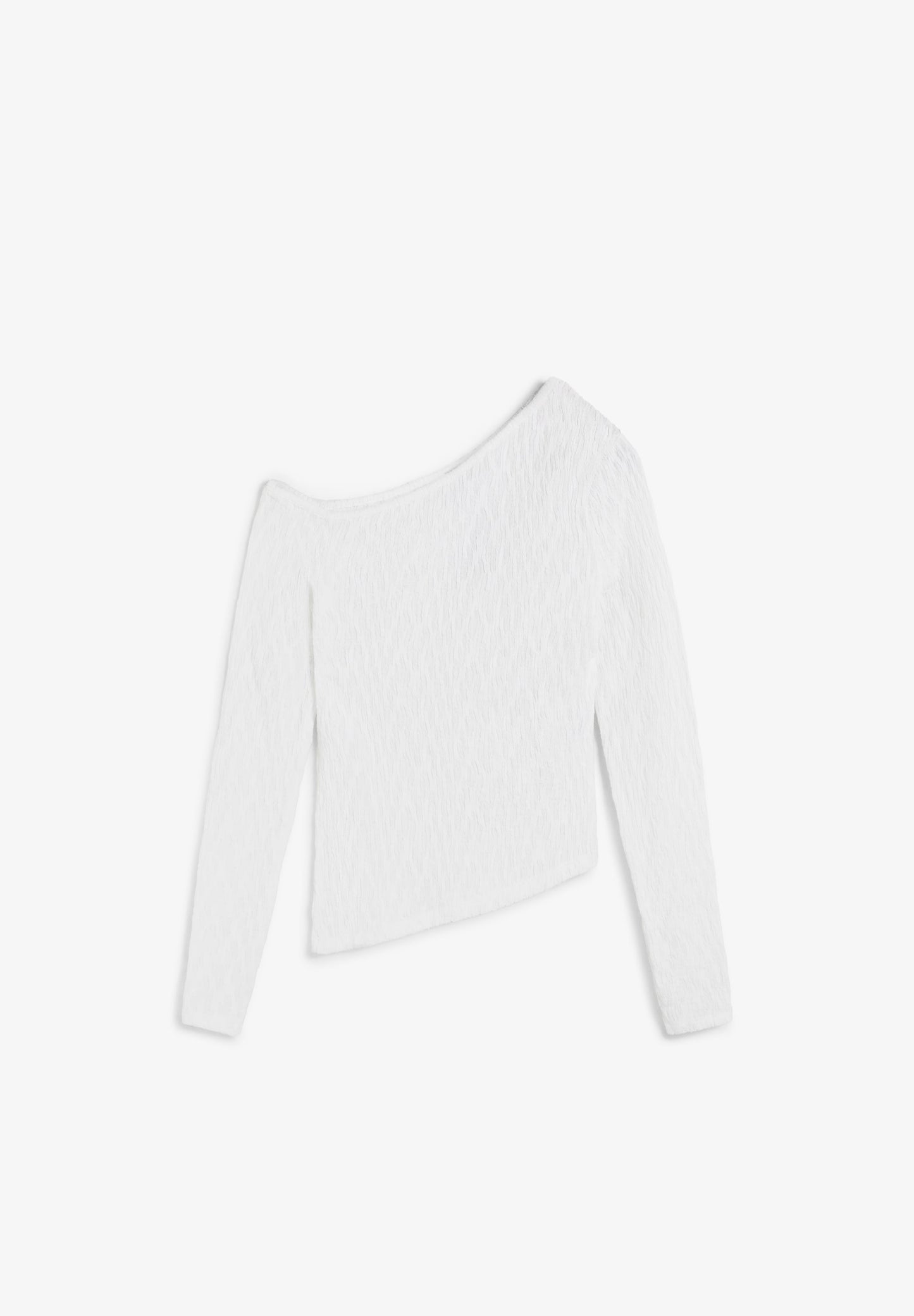 TOP ASYMÉTRIQUE ÉPAULE DÉCOUVERTE