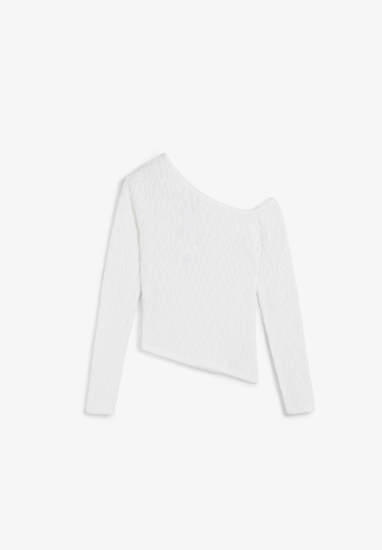 TOP ASYMÉTRIQUE ÉPAULE DÉCOUVERTE