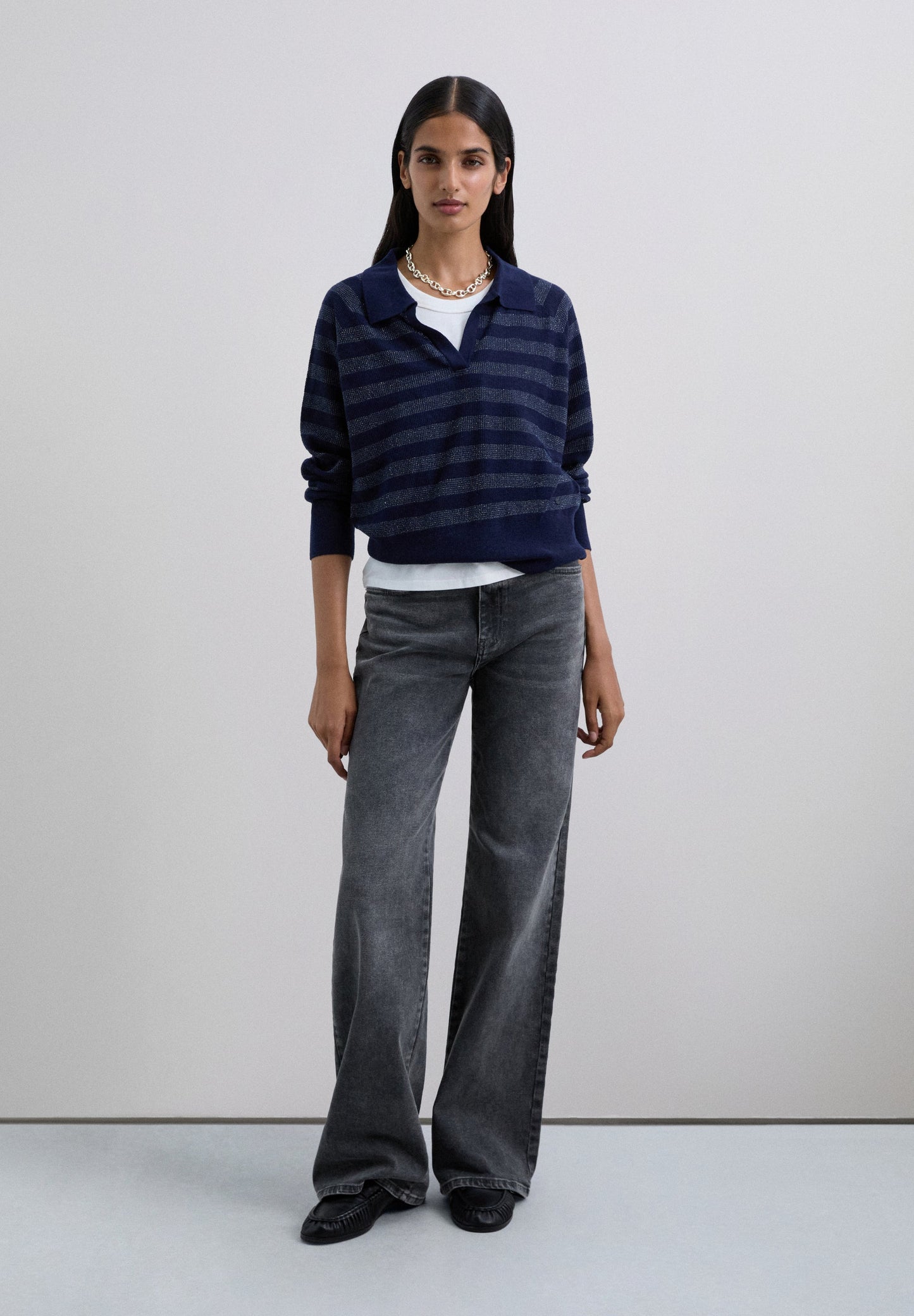 POLOTRUI MET METALLIC STREPEN