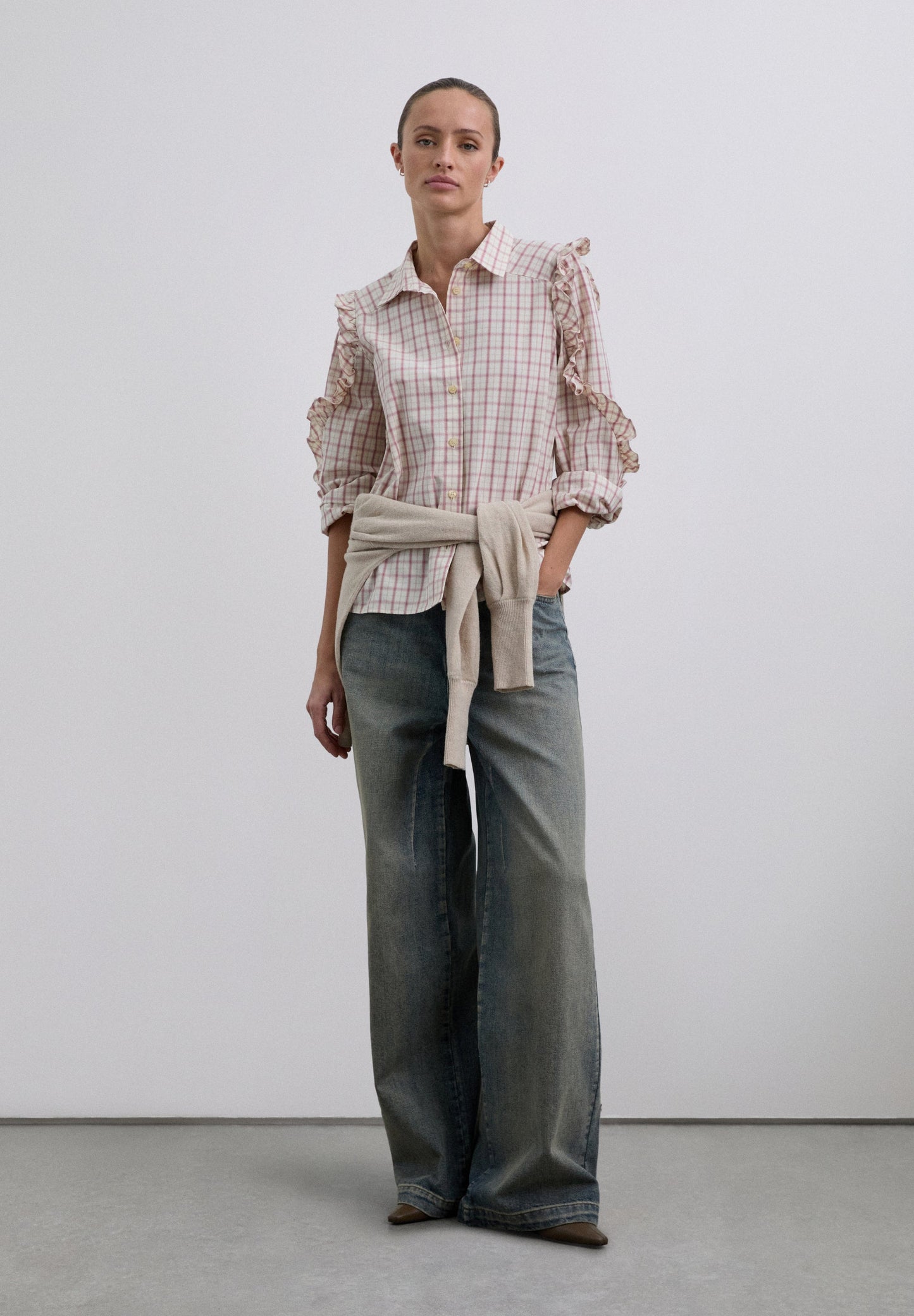 CHEMISE CARREAUX FRONCES