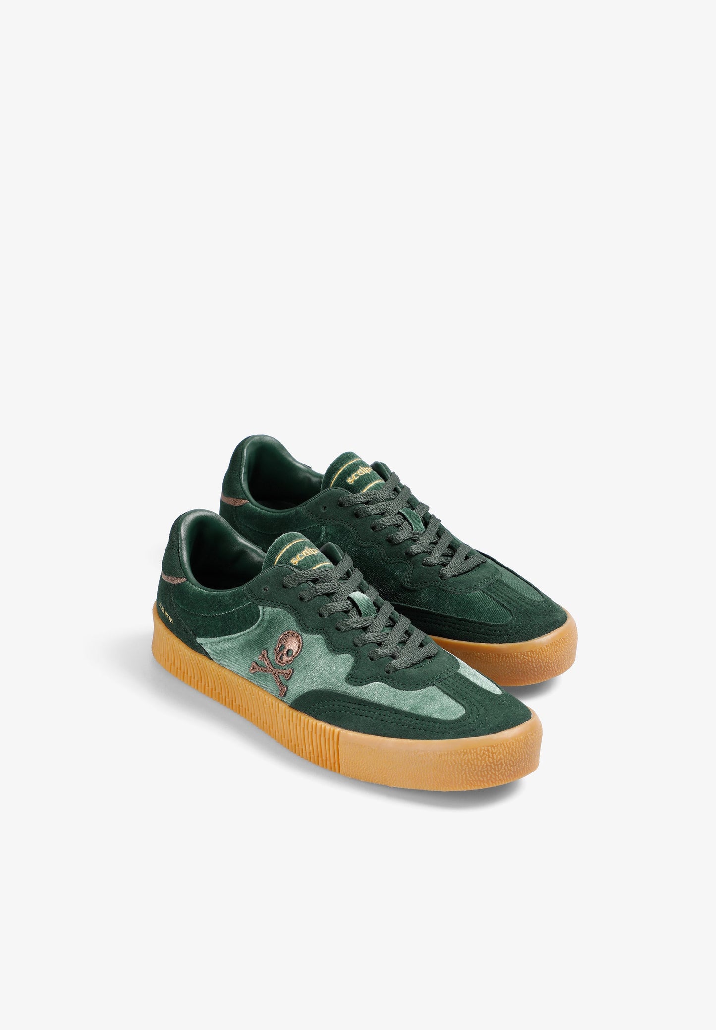 SUEDE SNEAKERS WITH SKULL