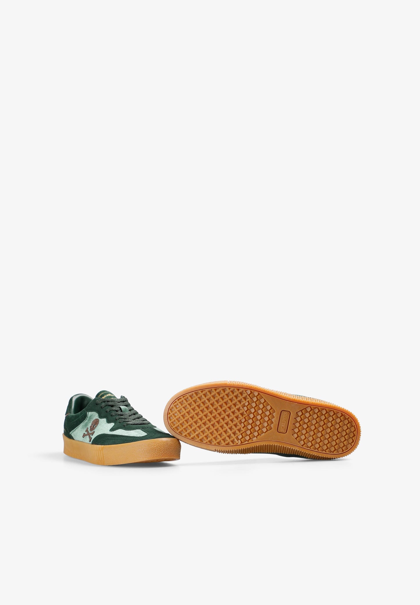 SUEDE SNEAKERS WITH SKULL