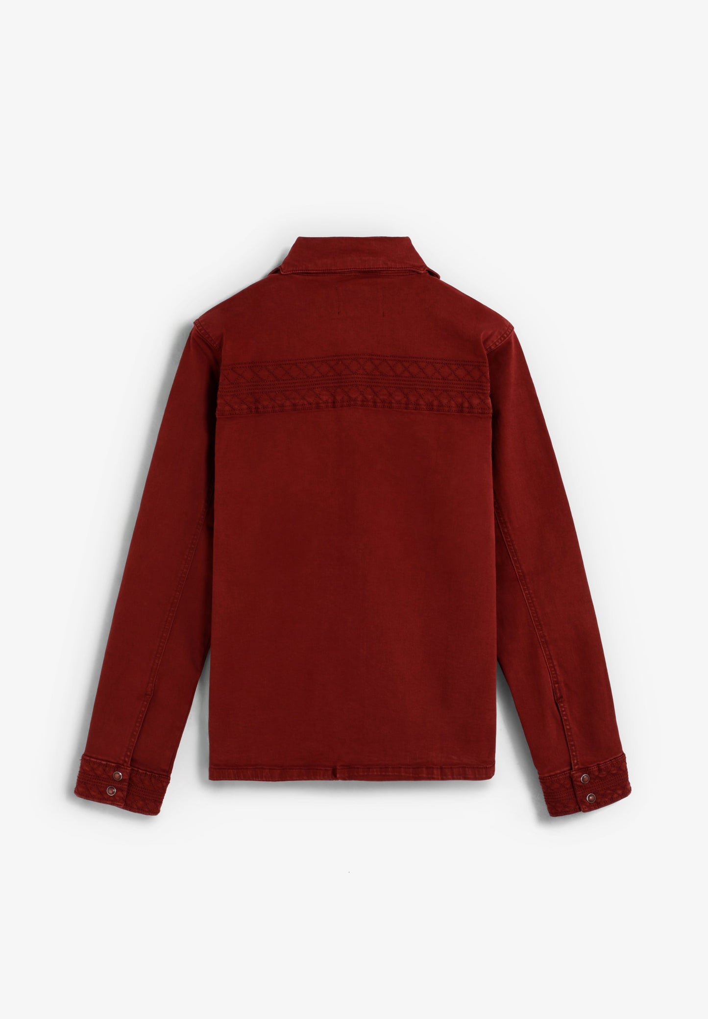 SCSCALLOPSTICHING DENIM SHIRT