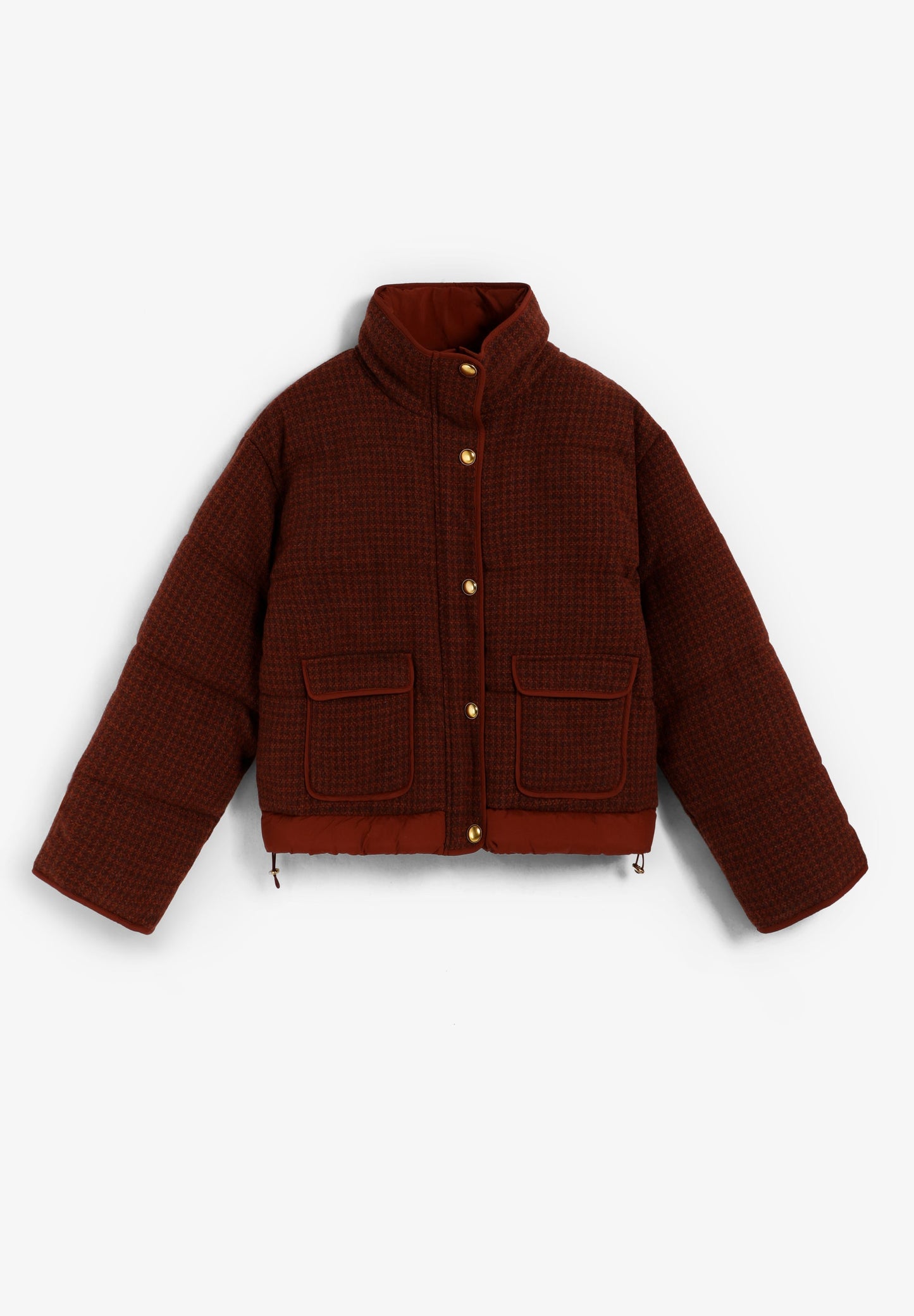 BLOUSON BOMBER MATELASSÉ CARREAUX