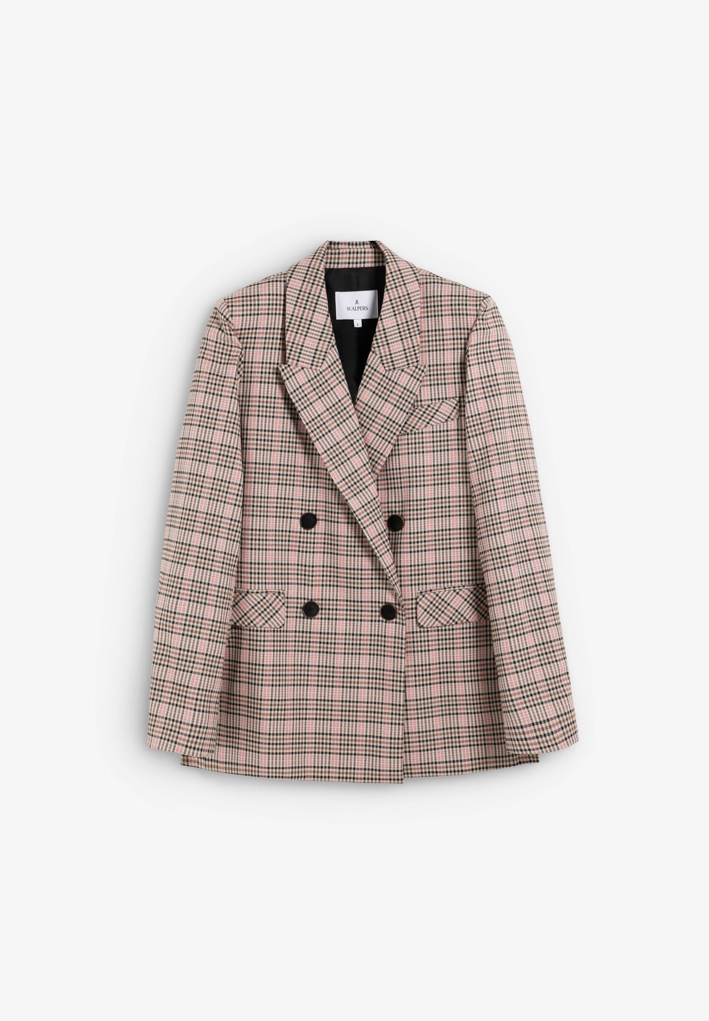 BLAZER CROISÉ CARREAUX