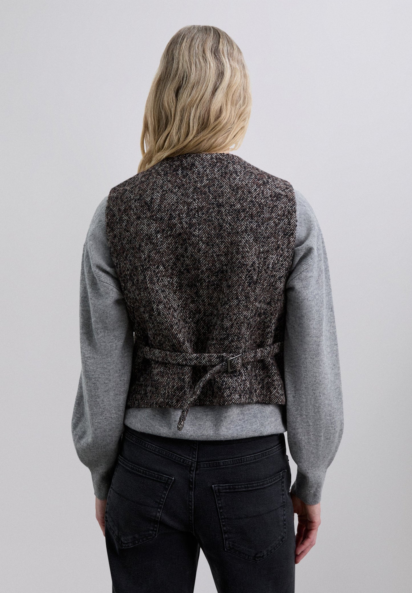 GILET CINTRÉ CHEVRONS