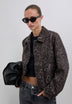 JACK MET ANIMAL PRINT STUDS