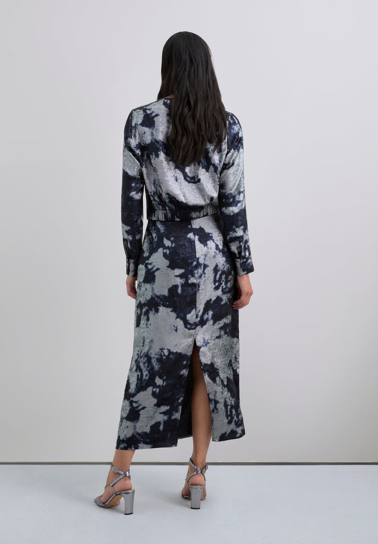 JUPE TIE DYE DÉTAILS MÉTALLISÉS