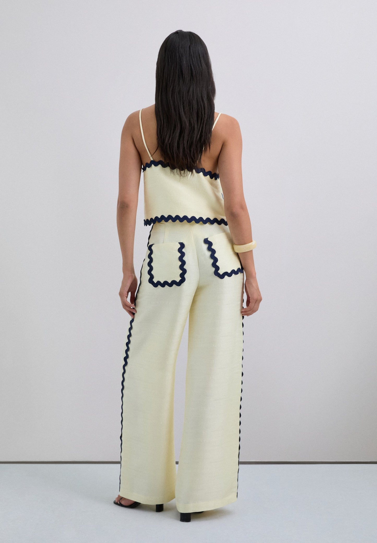 PANTALON CROQUET CONTRASTÉ