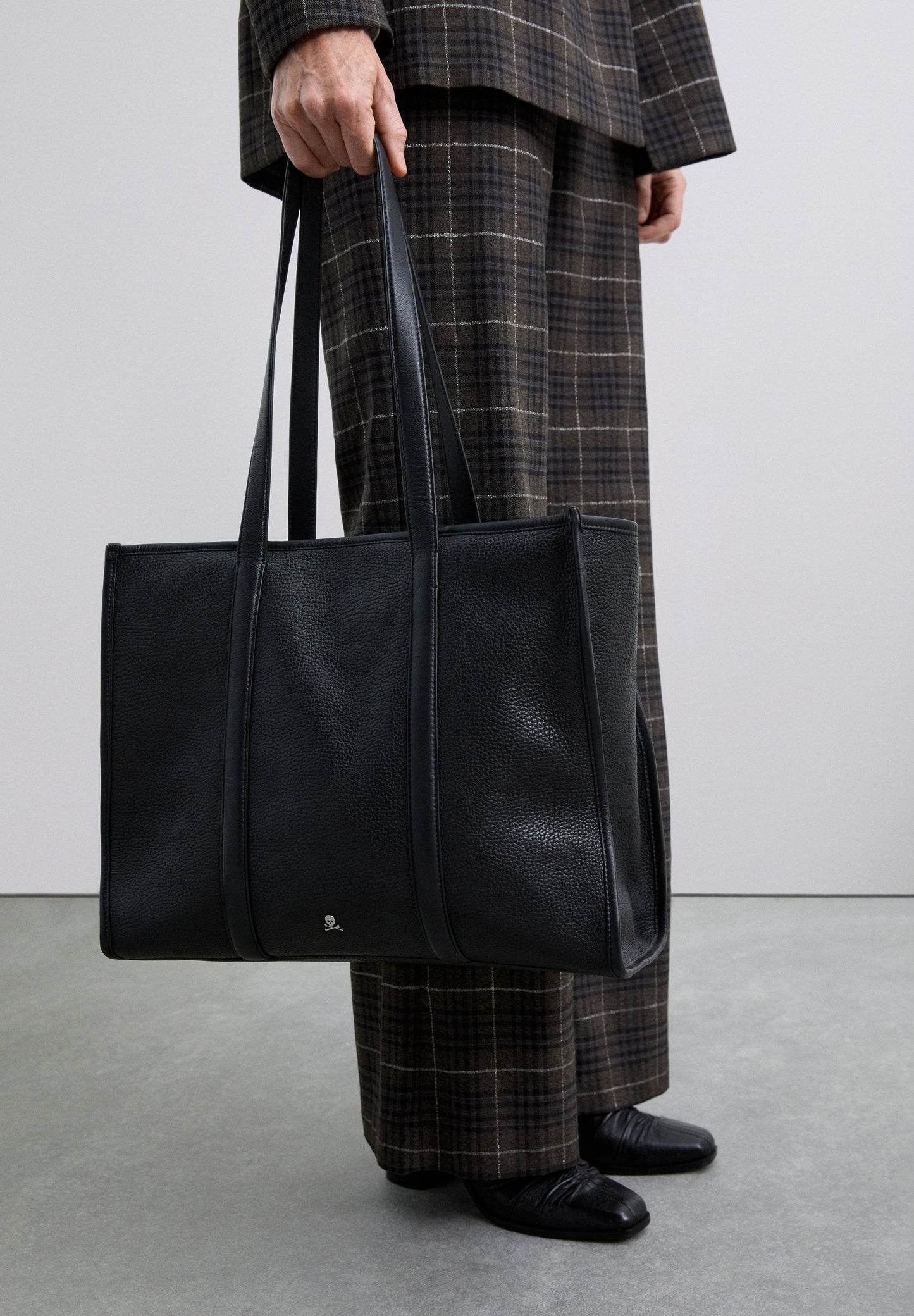 PANTALON DROIT CARREAUX