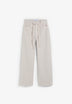 PANTALON NŒUD EN VELOURS CÔTELÉ.