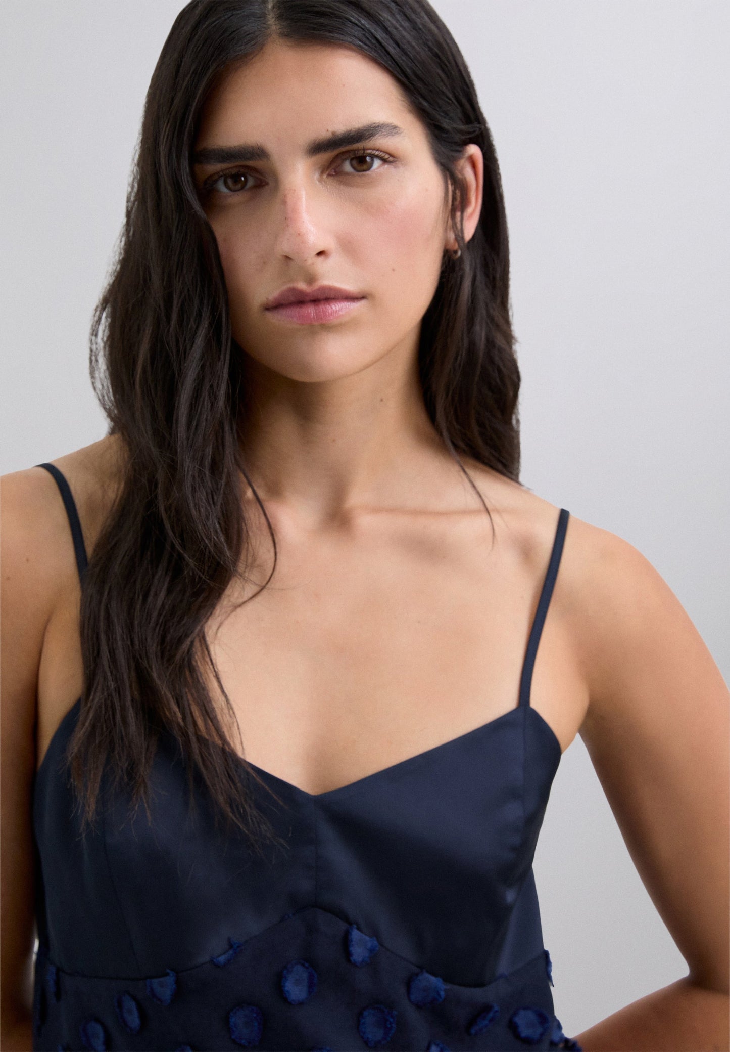 POLKA DOT MIDI DRESS