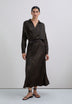 SCDARKMARBLEFOIL SKIRT