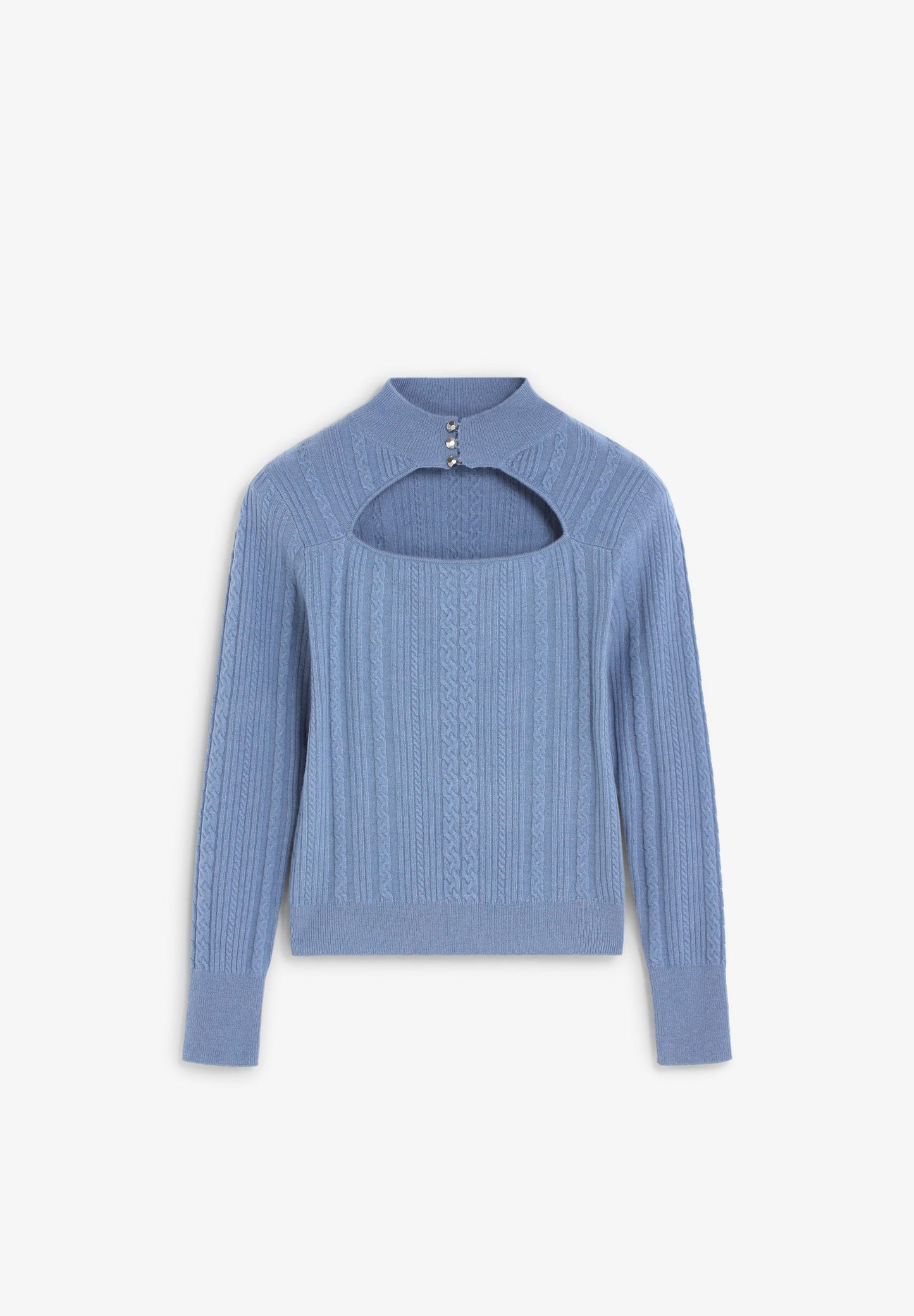 PULL TORSADES OUVERTURE