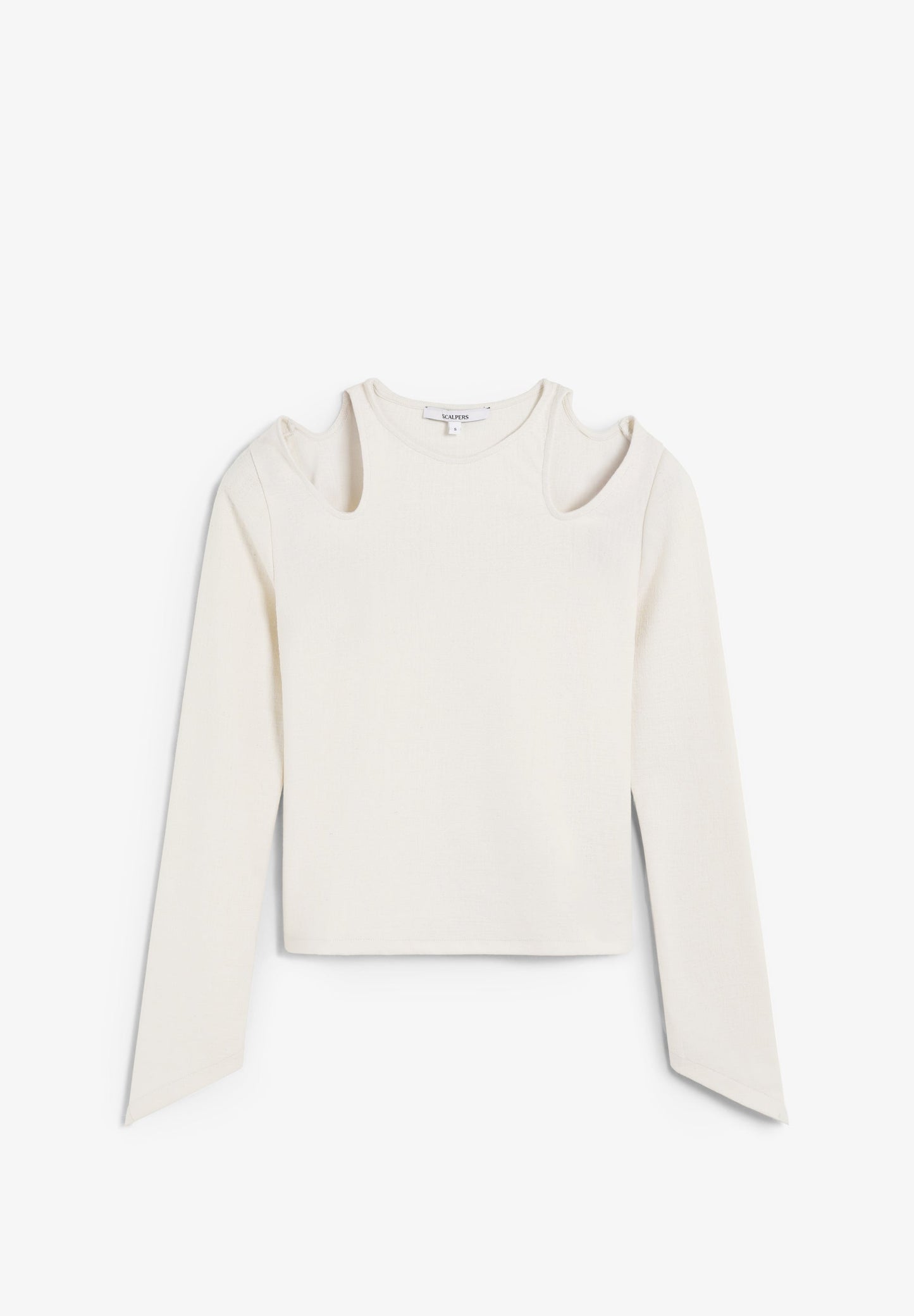 T-SHIRT LANGE MOUW ASYMMETRISCH