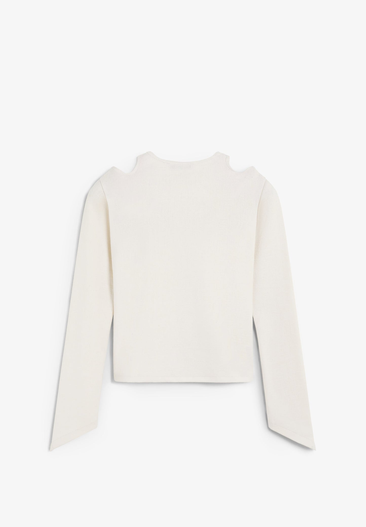 T-SHIRT LANGE MOUW ASYMMETRISCH