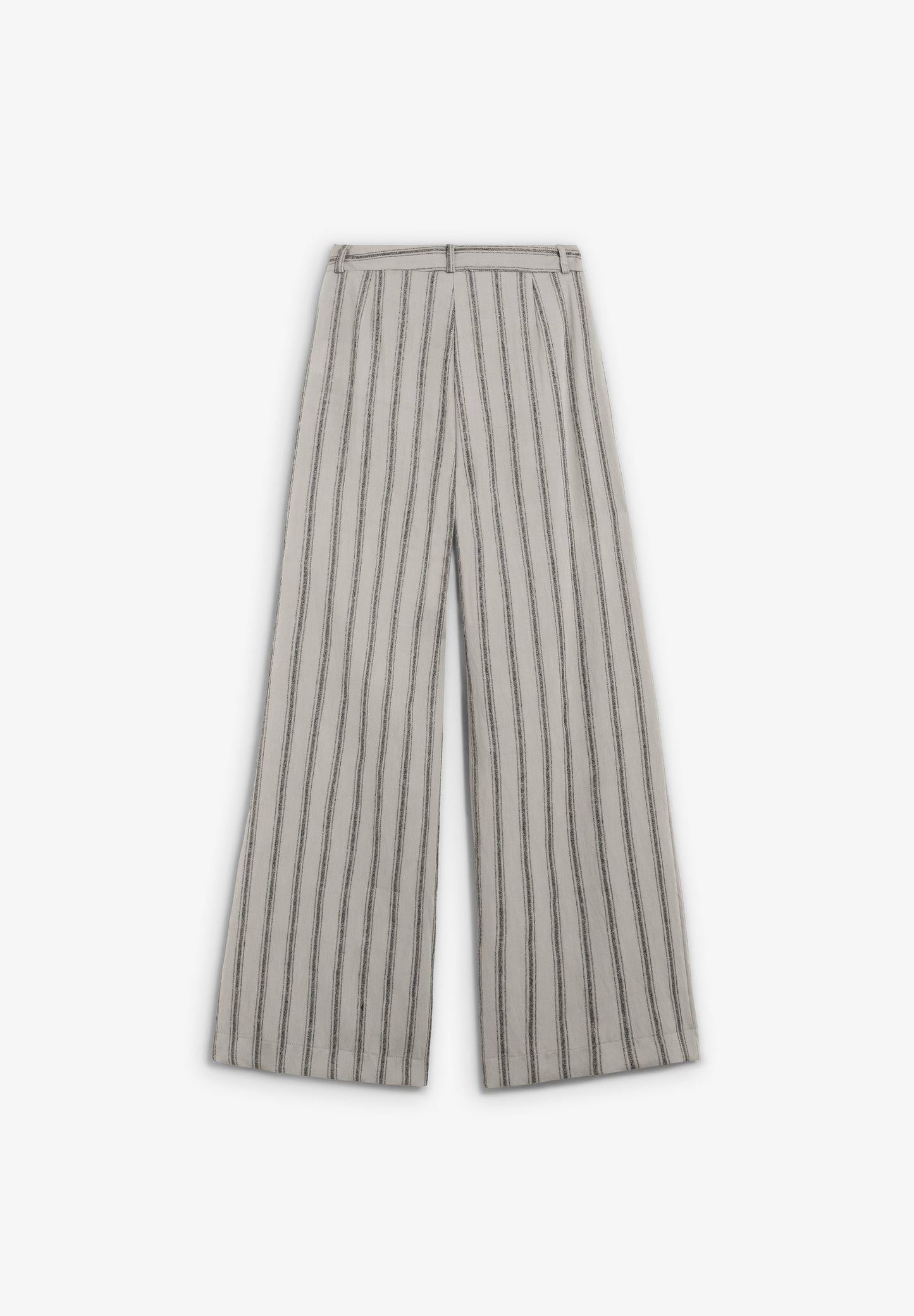 GESTREEPTE CULOTTE BROEK MET BANDPLOOIEN