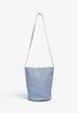 MAXI CUBE WOVEN LEATHER BAG