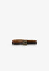 DOUBLE LEATHER BRACELET WITH SKULL