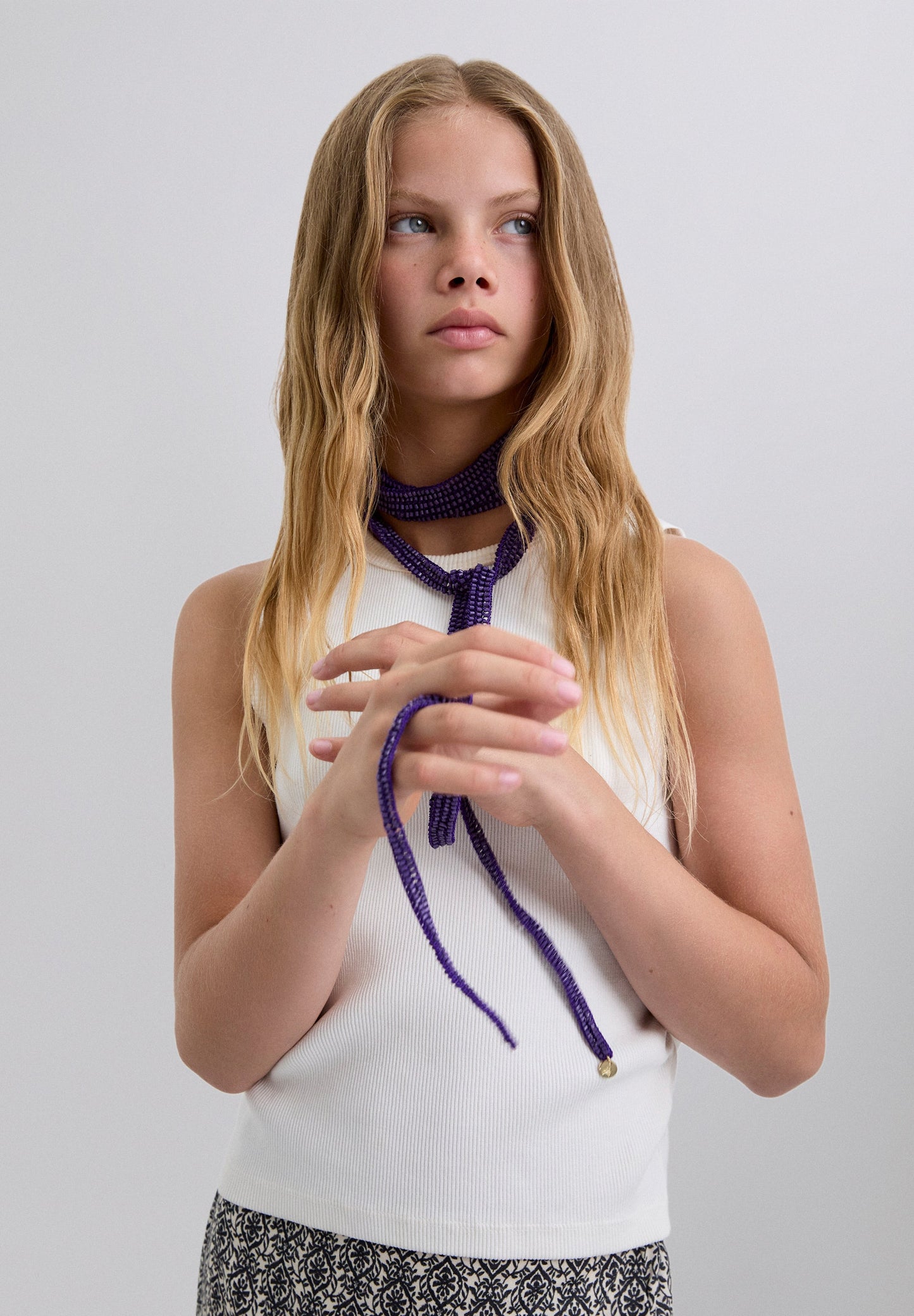 COLLIER PERLES RÉGLABLE