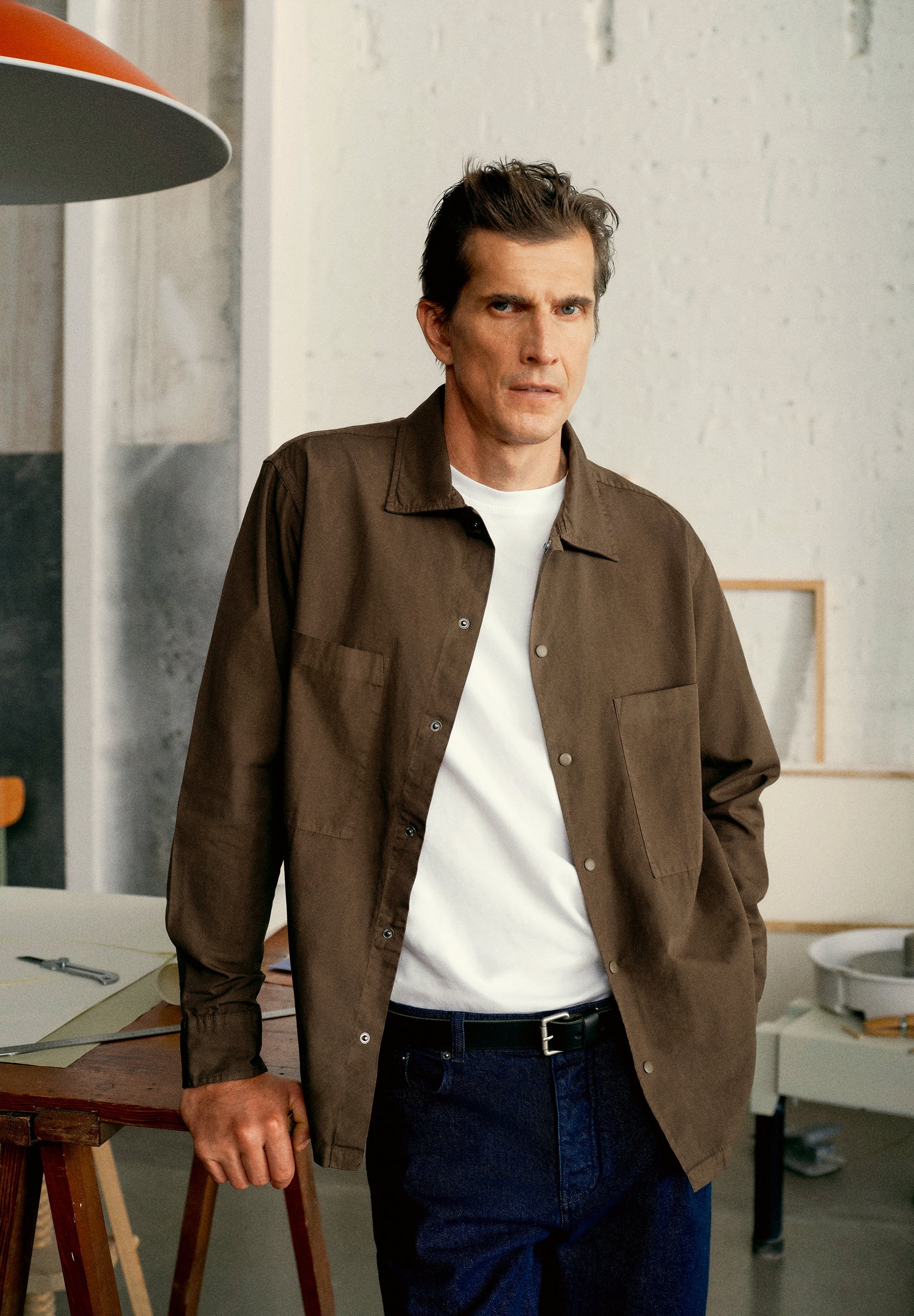 CLASSIC COLLARED OVERSHIRT