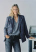 VESTE LAINE CARREAUX