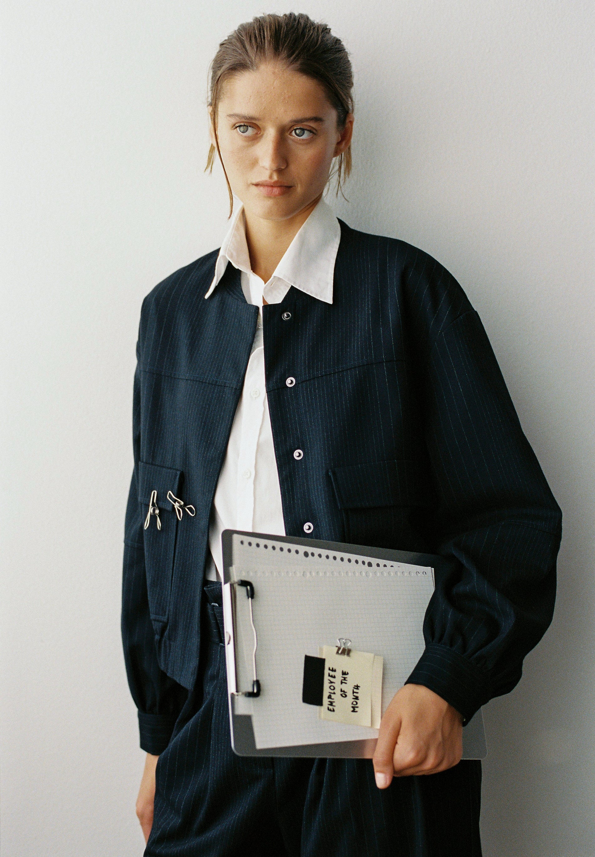 KRIJTSTREEP BOMBERJACK