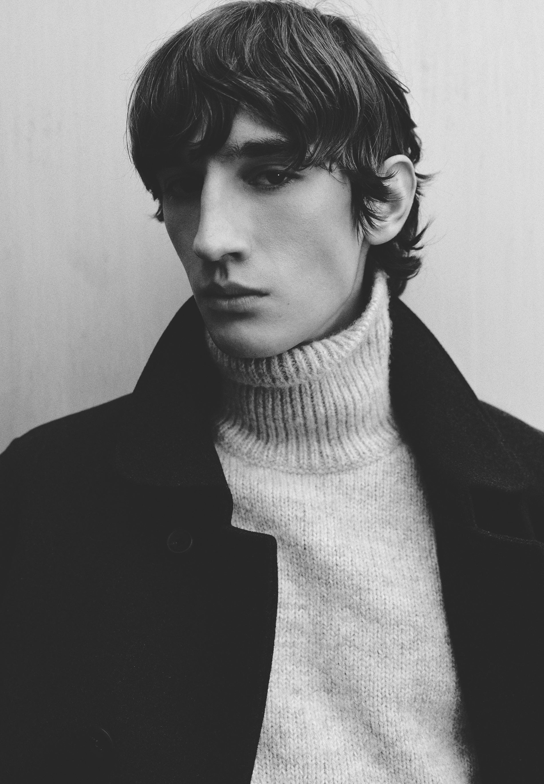 SCSMITH ROLL NECK TRICOT