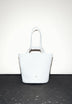 MINI CUBE WOVEN LEATHER BAG